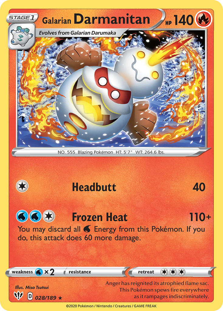 Galarian Darmanitan 028/189