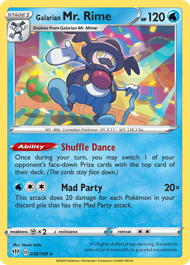 Galarian Mr. Rime 036/189