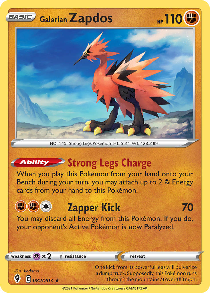 Galarian Zapdos 082/203