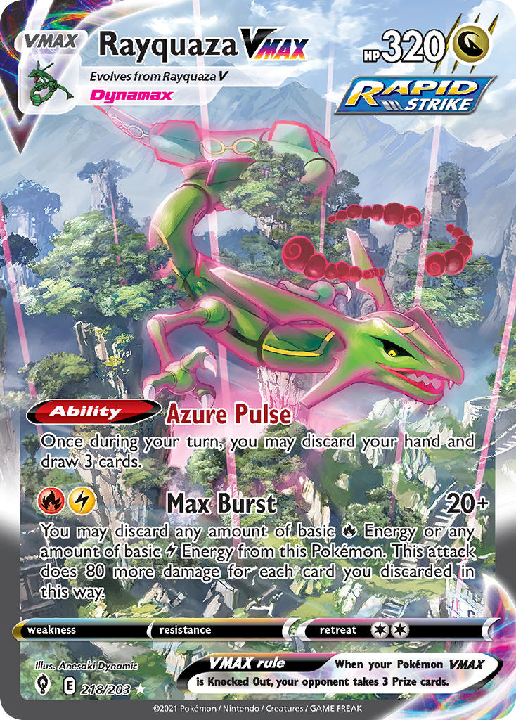 RayquazaVMAX 218/203