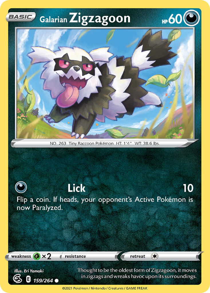Galarian Zigzagoon 159/264
