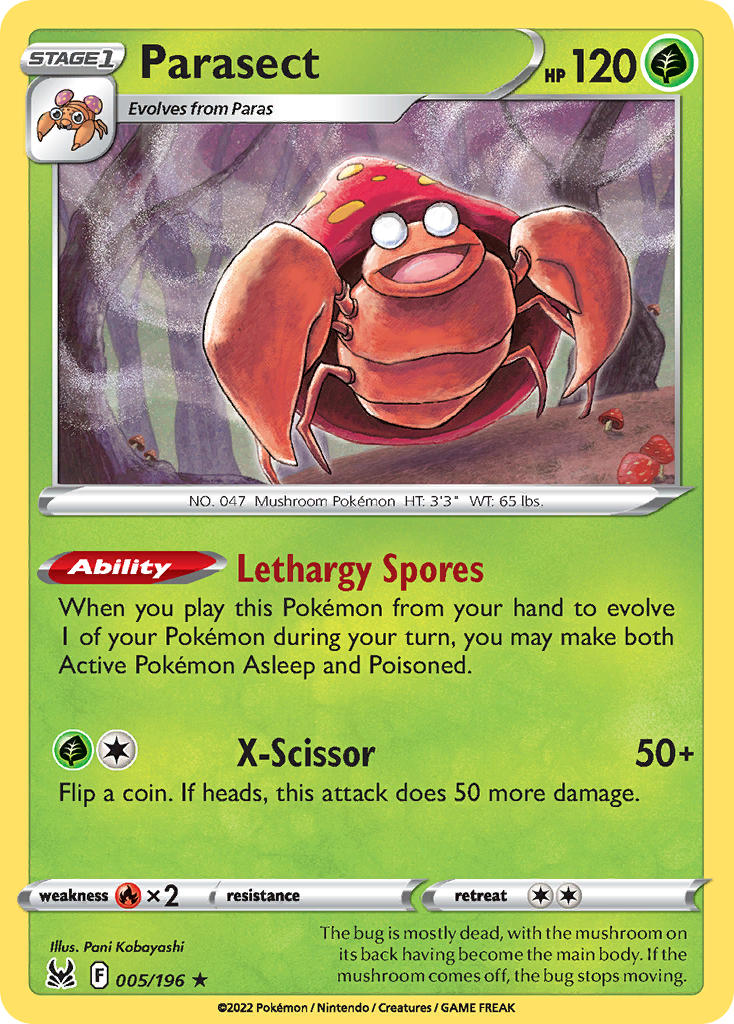 Parasect 005/196