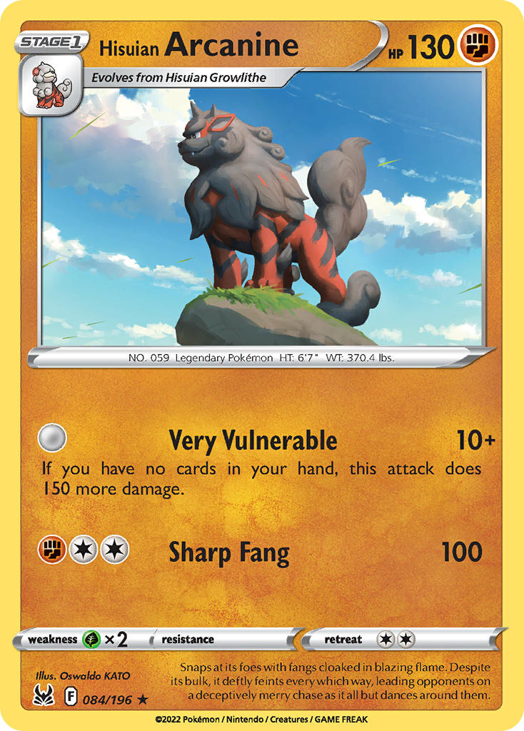 Hisuian Arcanine 084/196