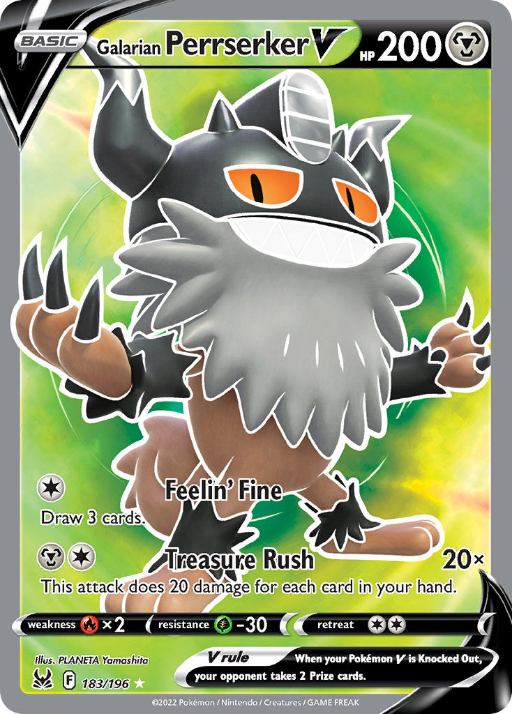 Galarian PerrserkerV 183/196