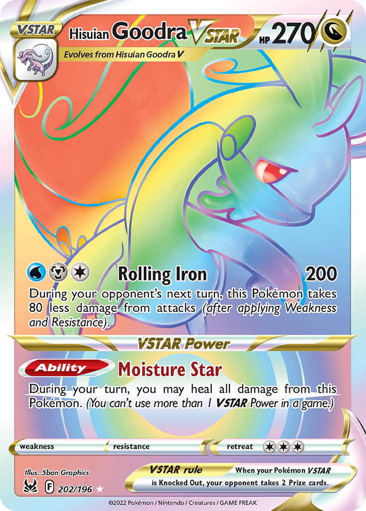 Hisuian GoodraVSTAR 202/196