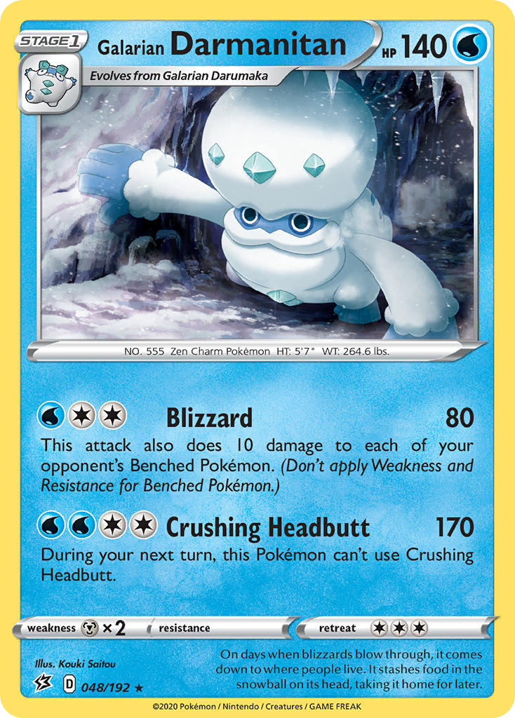 Galarian Darmanitan 48/192