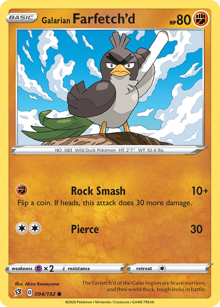 Galarian Farfetch'd 94/192
