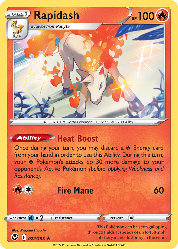 Rapidash 22/195