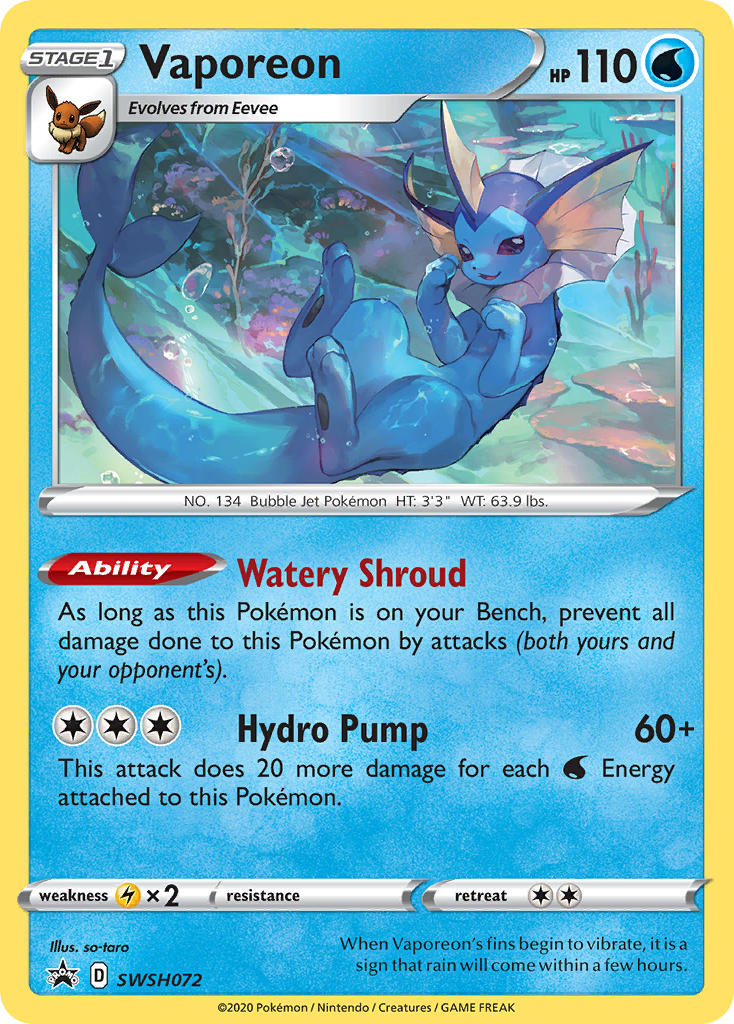Vaporeon 72/307