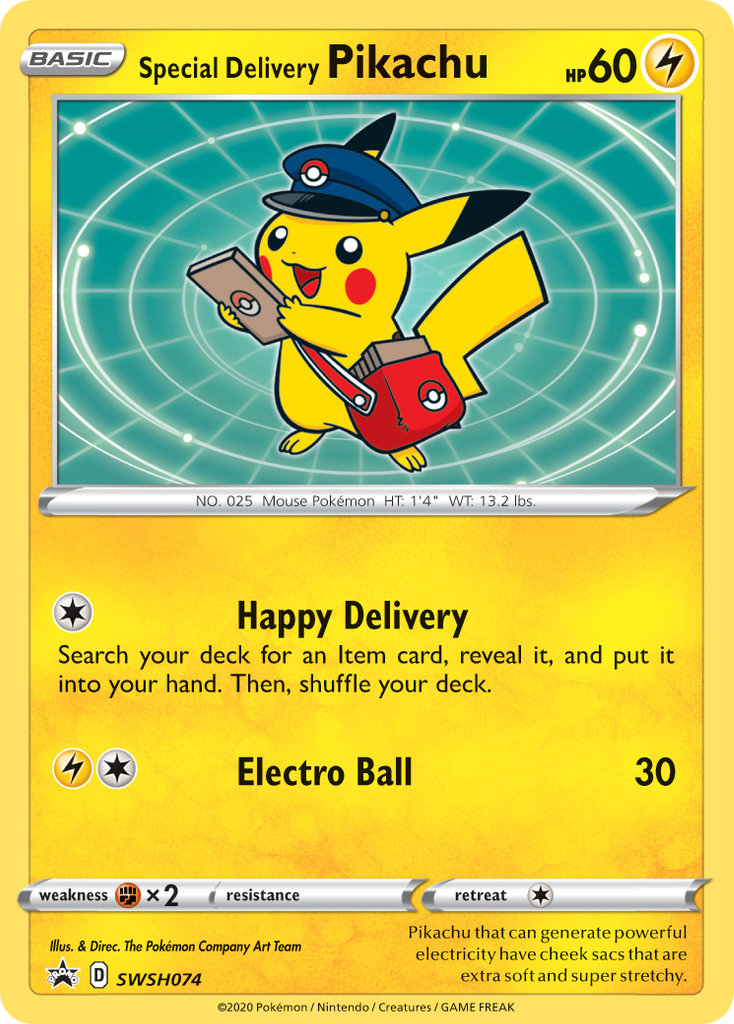 Special Delivery Pikachu 74/307