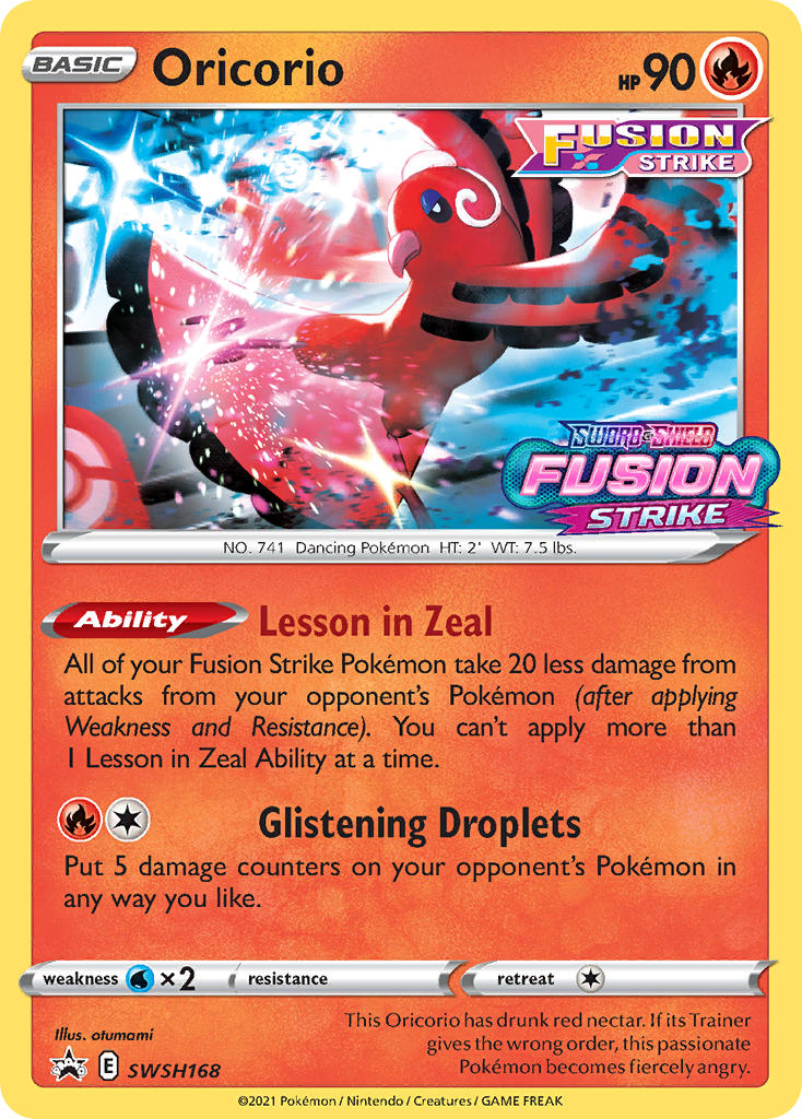 Oricorio 168/307