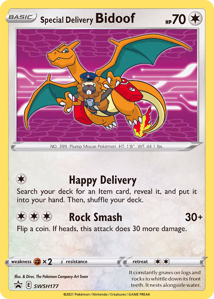 Special Delivery Bidoof 177/307