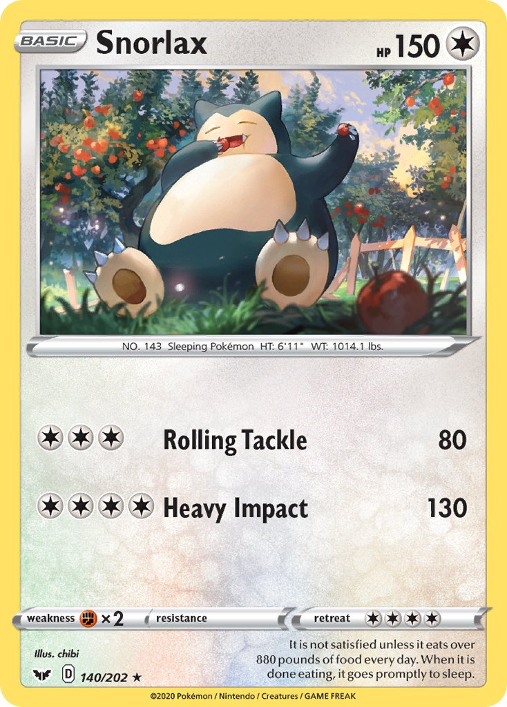 Snorlax 140/202