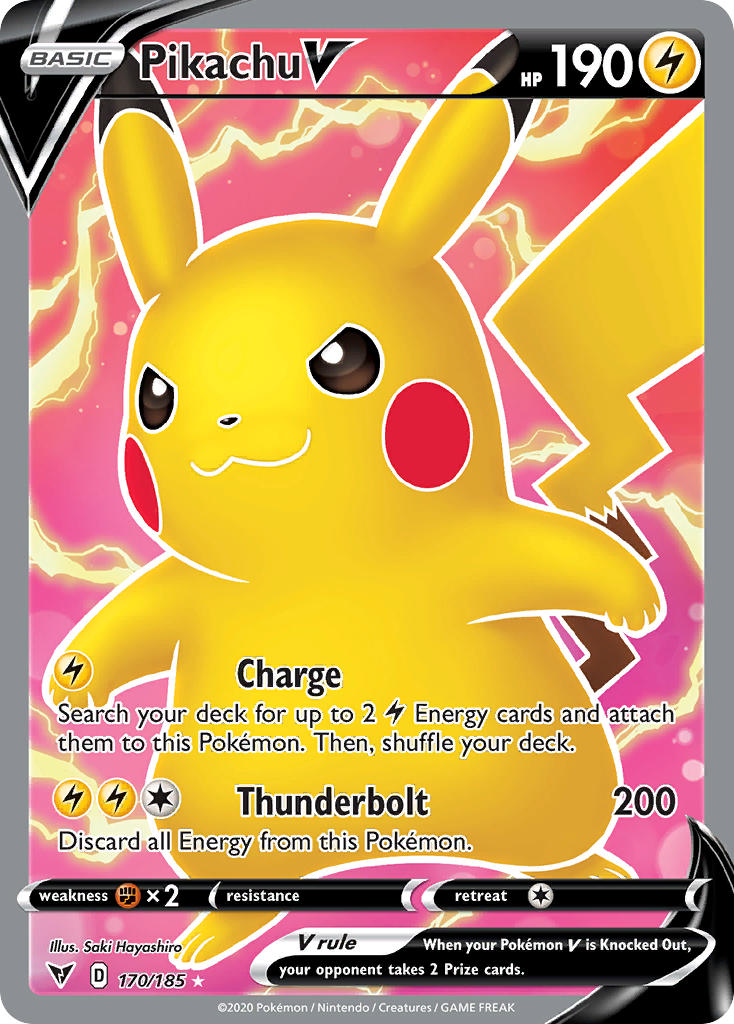 PikachuV 170/185