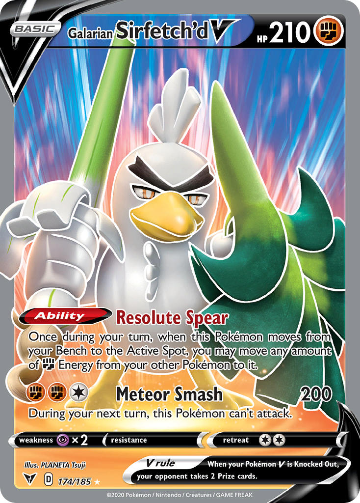 Galarian Sirfetch'dV 174/185