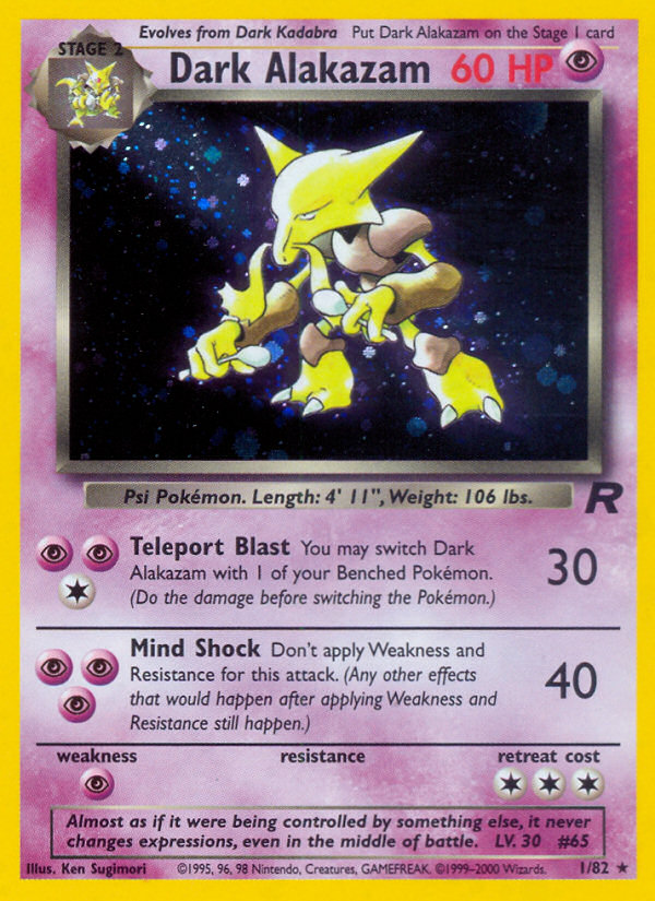 Dark Alakazam 1/82