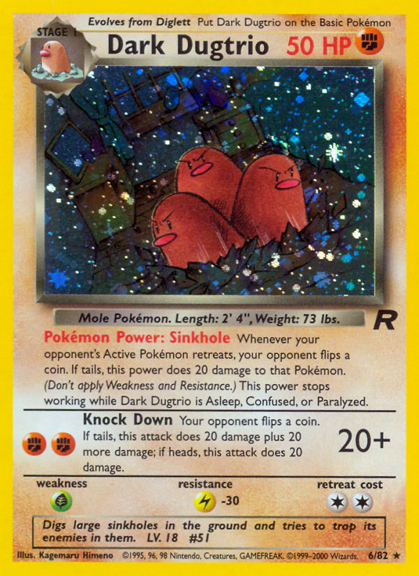 Dark Dugtrio 6/82