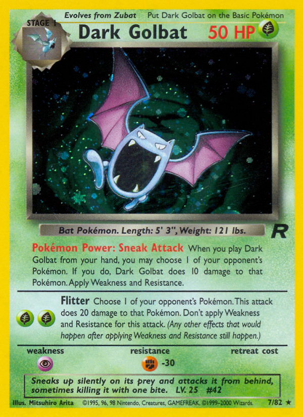 Dark Golbat 7/82