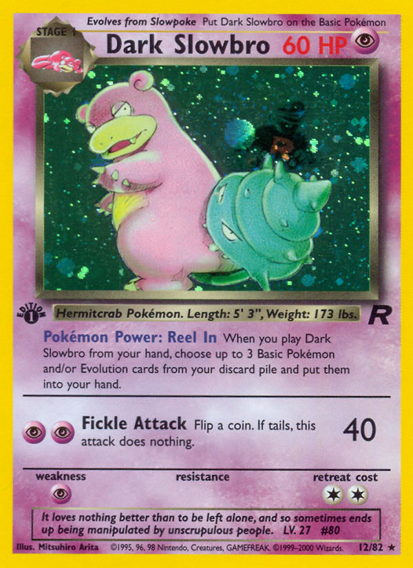 Dark Slowbro 1st ed. 12/82