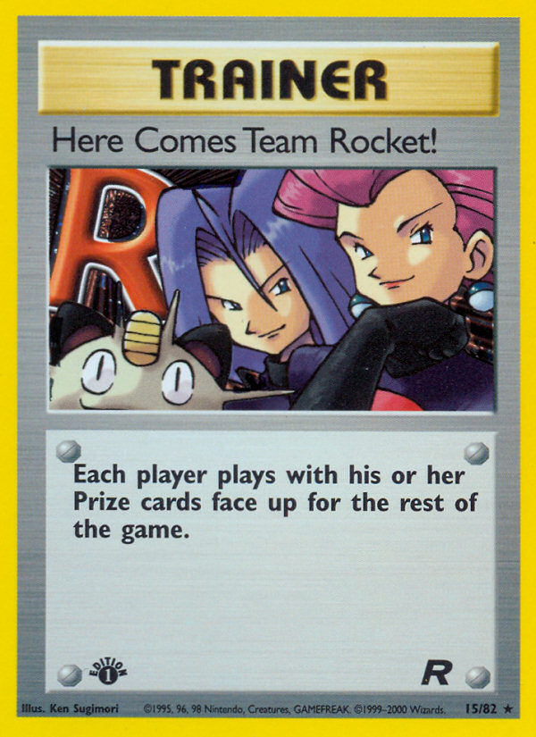Here Comes Team Rocket! 1st ed. 15/82