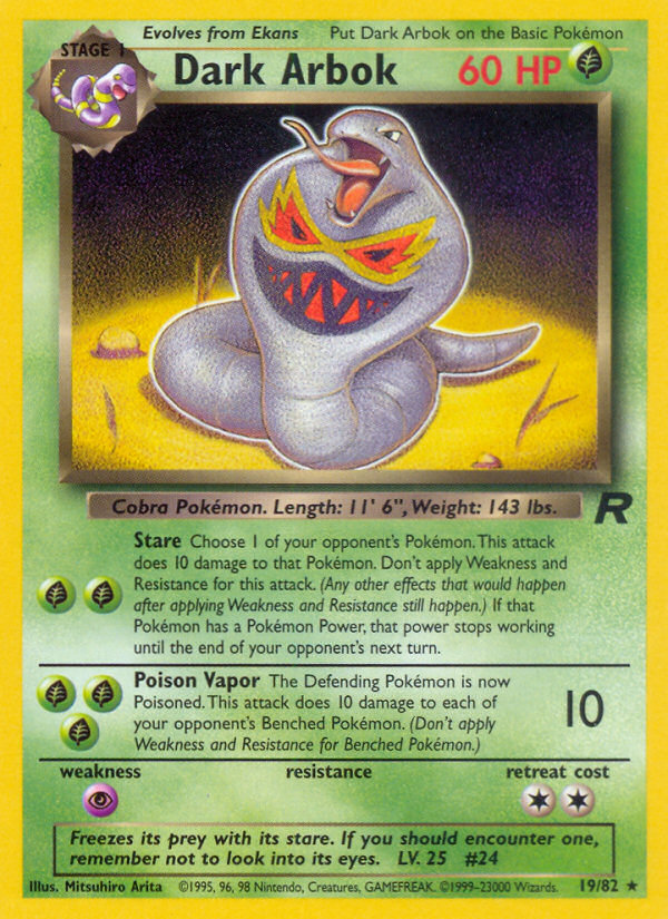 Dark Arbok 19/82