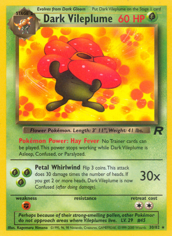 Dark Vileplume 30/82