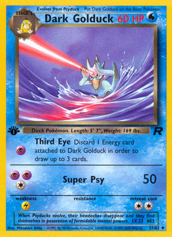 Dark Golduck 1st ed. 37/82