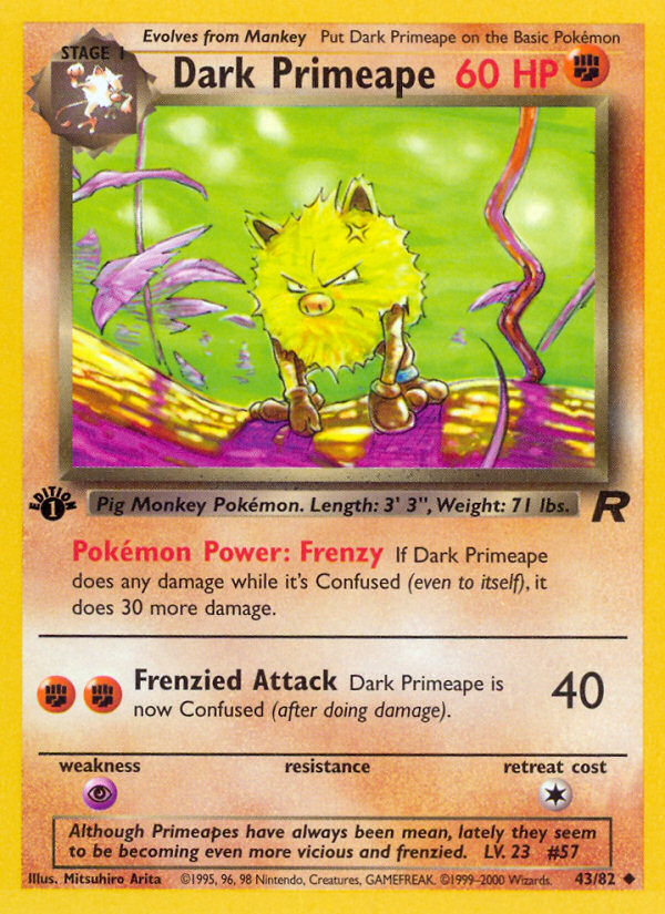 Dark Primeape 1st ed. 43/82