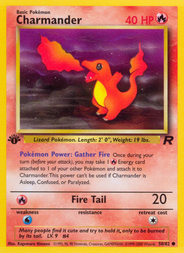 Charmander 1st ed. 50/82