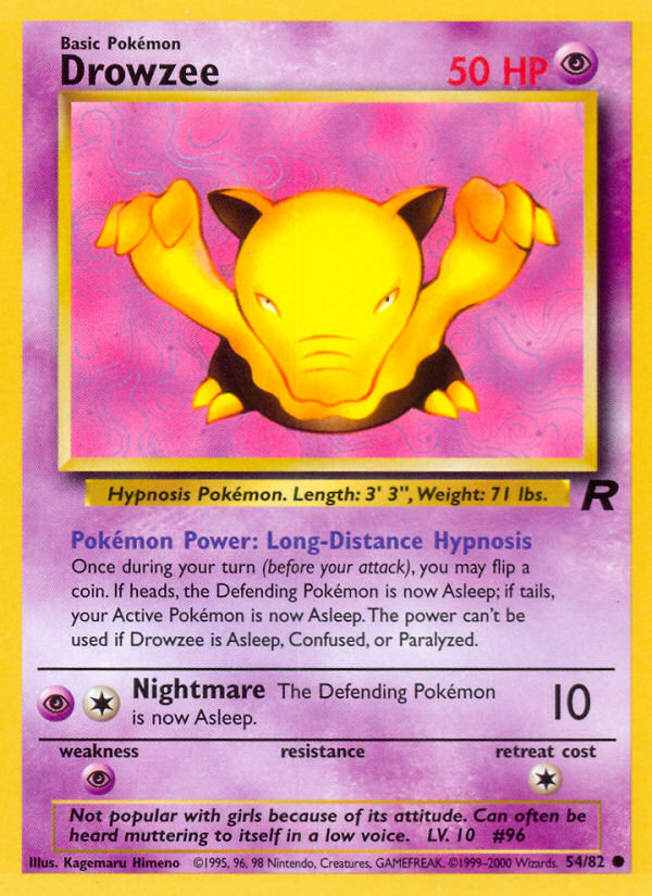 Drowzee 54/82