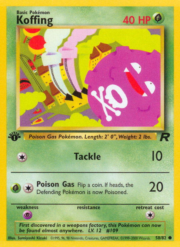 Koffing 1st ed. 58/82