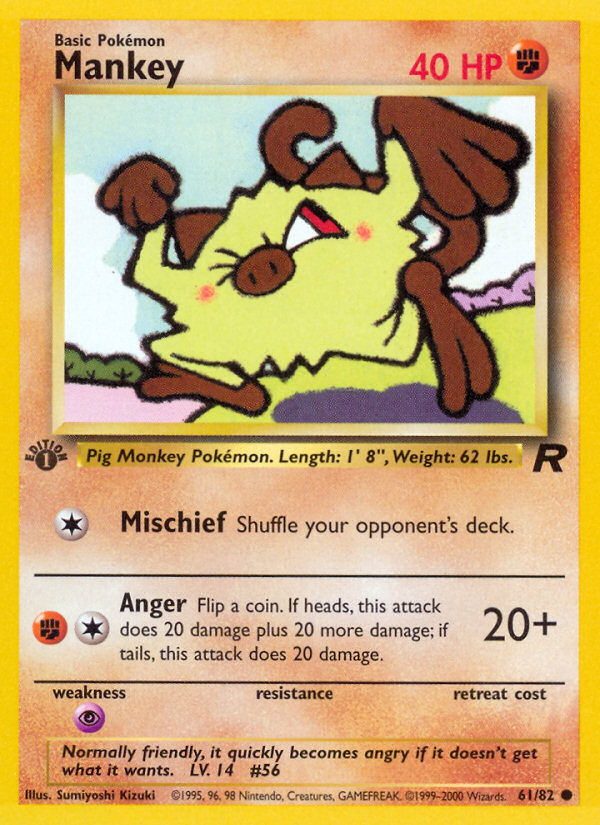 Mankey 1st ed. 61/82