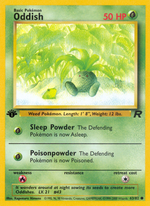 Oddish 1st ed. 63/82
