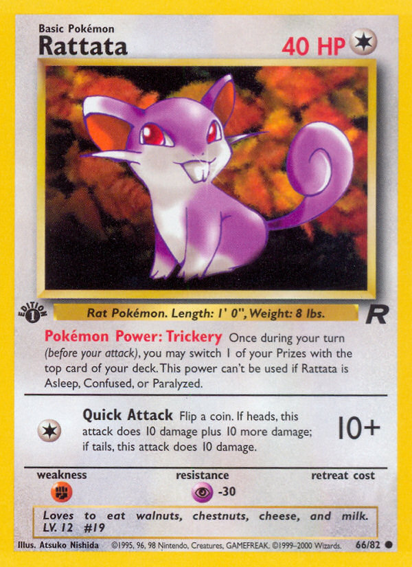 Rattata 1st ed. 66/82