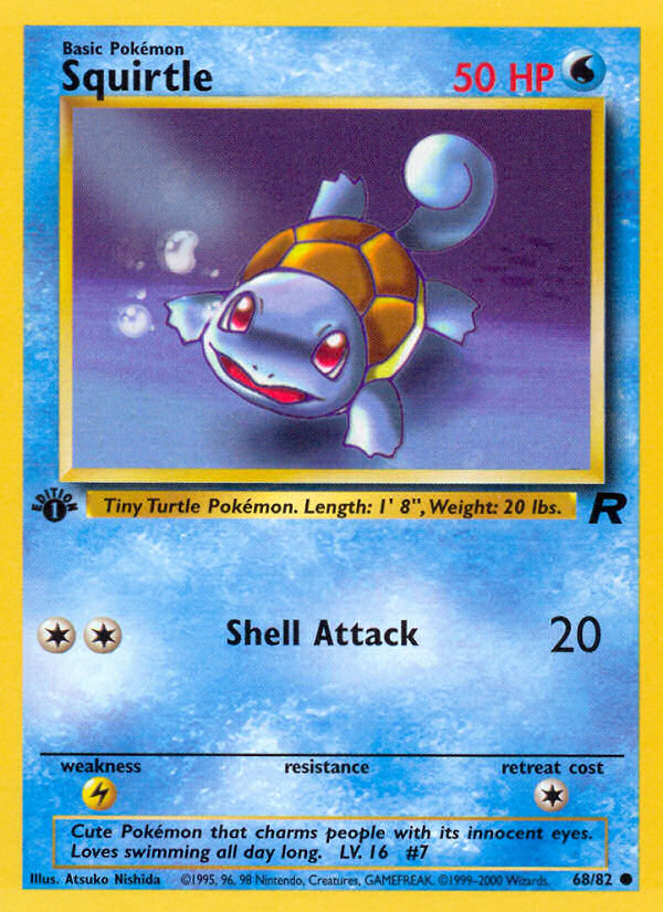 Squirtle 1st ed. 68/82