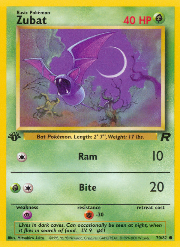 Zubat 1st ed. 70/82
