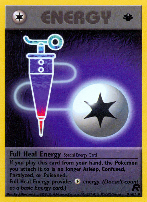 Full Heal Energy 1st ed. 81/82