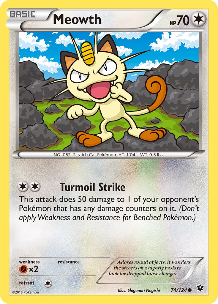 Meowth 74/124