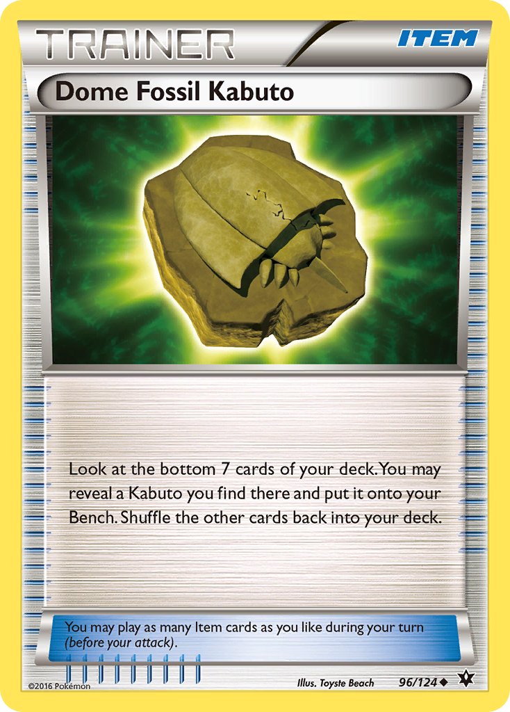 Dome Fossil Kabuto 96/124