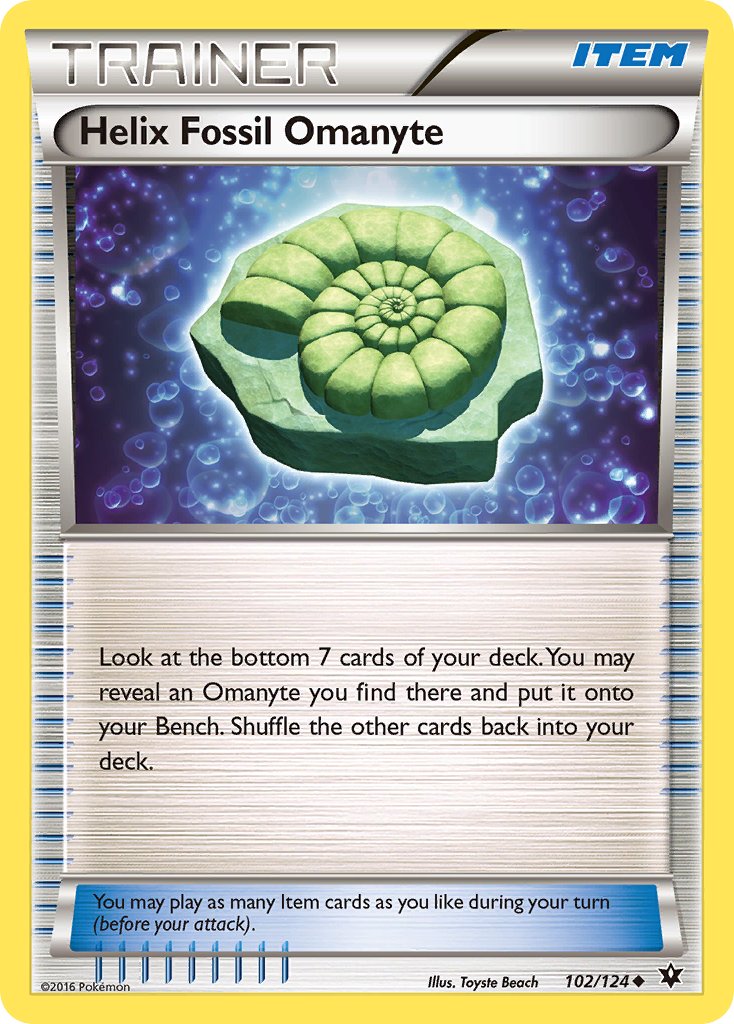 Helix Fossil Omanyte 102/124