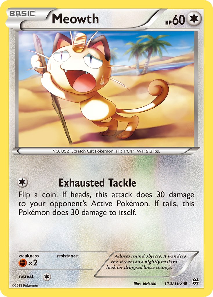 Meowth 114/162