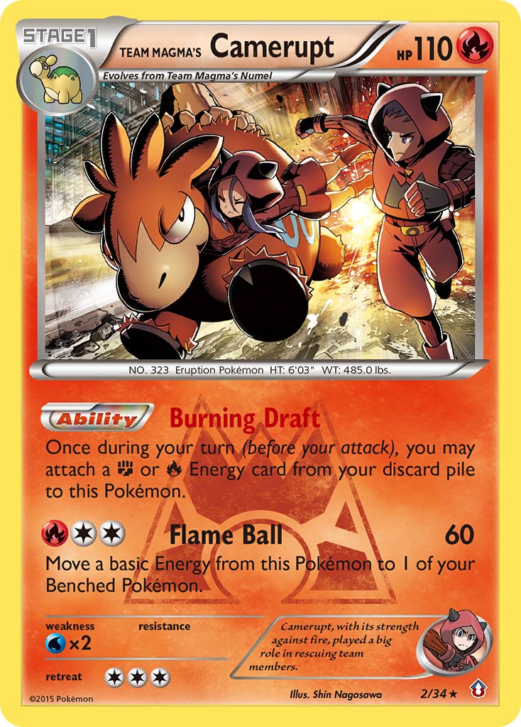 Team Magma's Camerupt 2/34