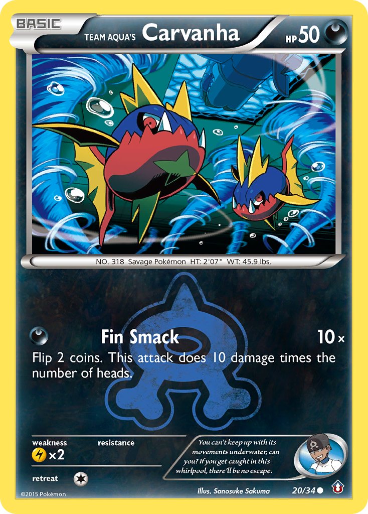 Team Aqua's Carvanha 20/34