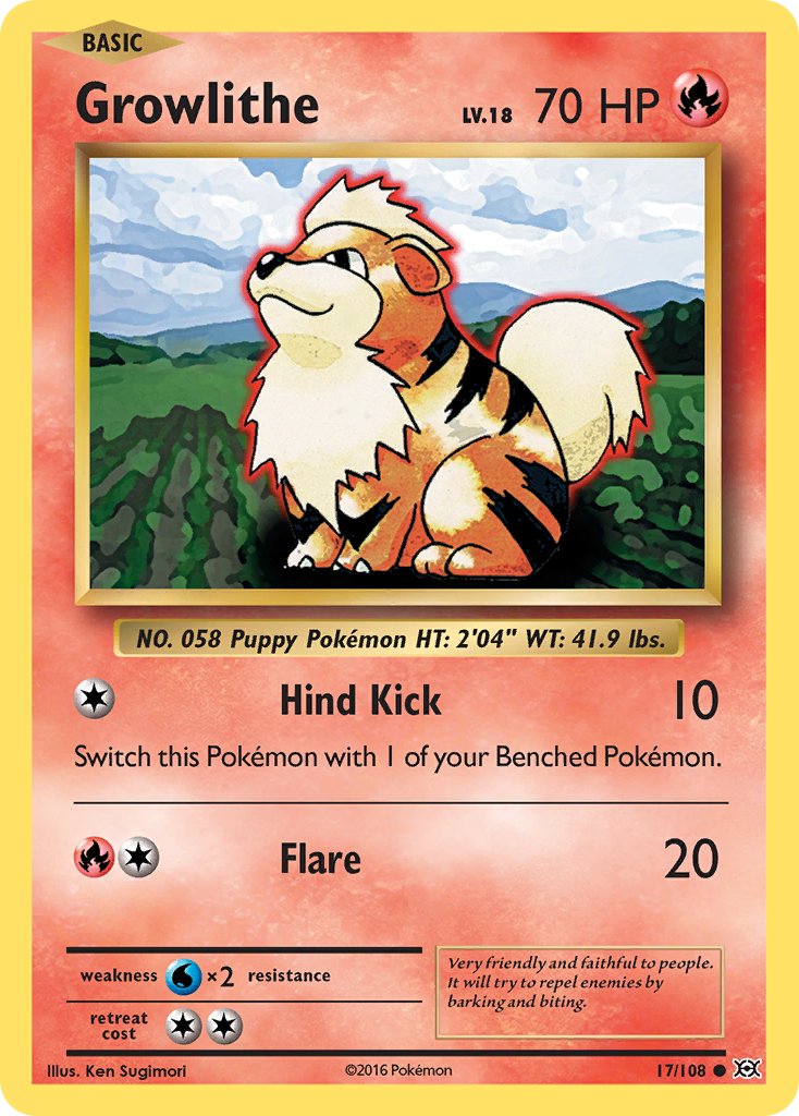 Growlithe 17/108