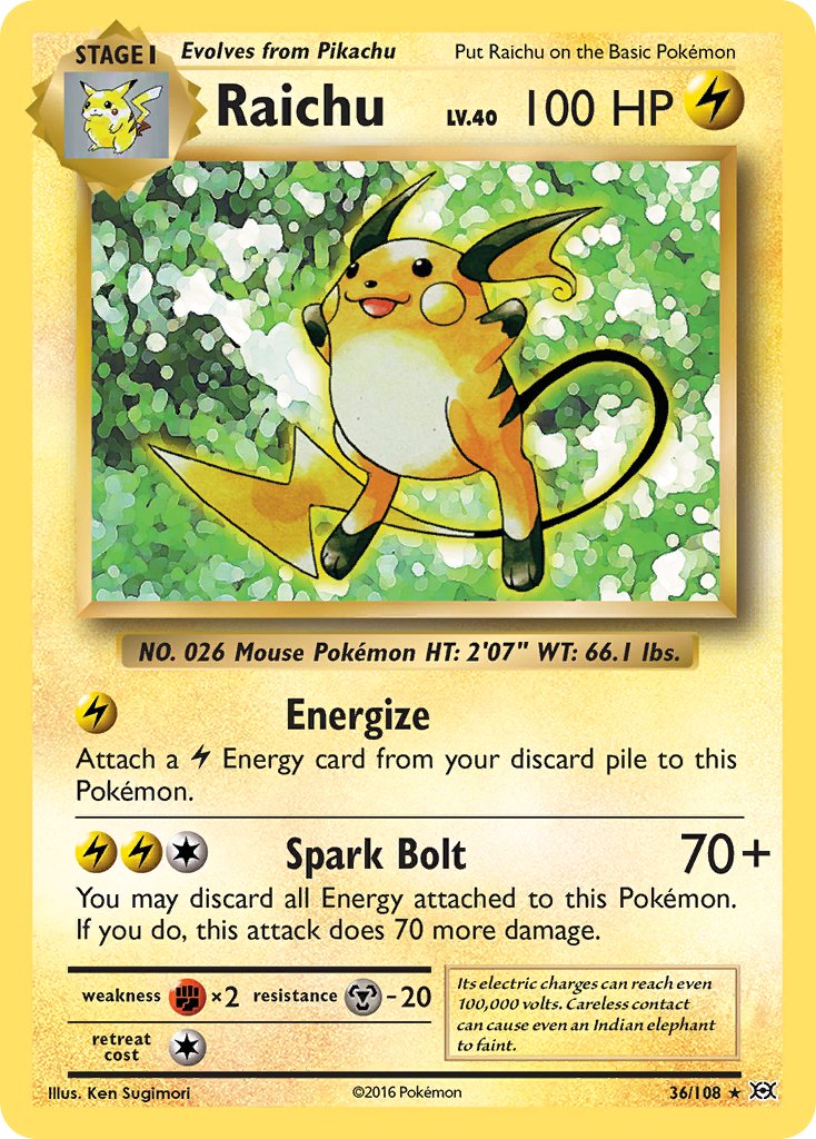 Raichu 36/108