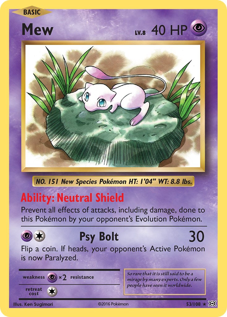 Mew 53/108 Reverse holo