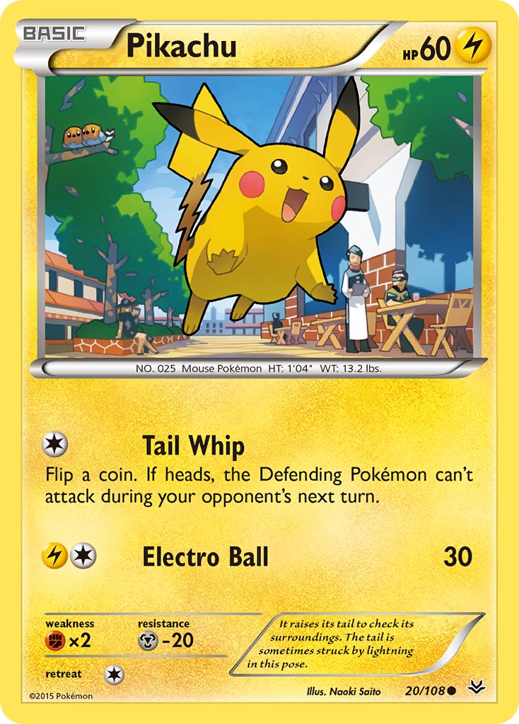Pikachu 20/108