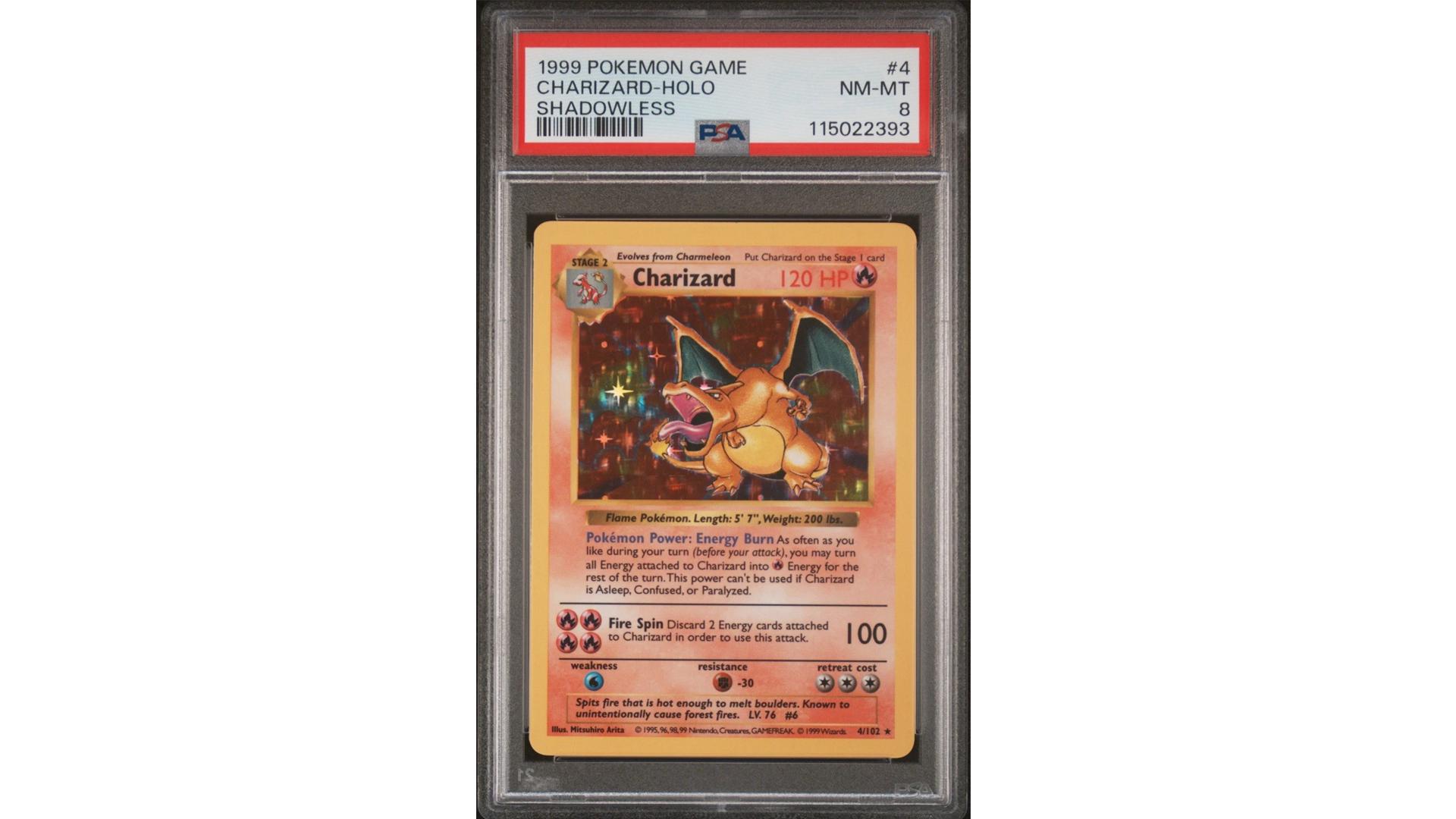 Shadowless Charizard