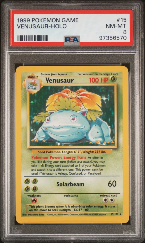 PSA 8 Venusaur 15/102