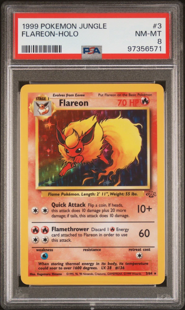 PSA 8 Flareon 3/64